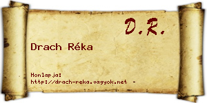 Drach Réka névjegykártya